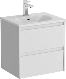 BelBagno Тумба с раковиной Kraft 39 50 подвесная Bianco Opaco с раковиной BB-8099-3-50 – фотография-1