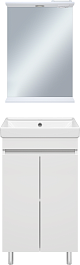 Misty Мебель для ванной Енисей 50 белая – фотография-1