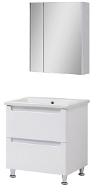 Ceruttispa Мебель для ванной Пьемонт 60 напольная с зеркальным шкафом – фотография-1