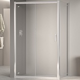 RGW Душевой уголок Passage PA-76 (PA-016 + Z-050-2) 170x100 профиль хром стекло прозрачное