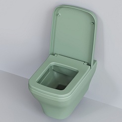 Ambassador Сиденье для унитаза Benefit мятное матовое – фотография-6