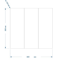 Misty Зеркальный шкаф Балтика 80 – фотография-5