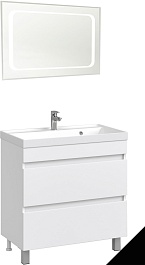 Водолей Мебель для ванной Best 70 черная – фотография-1