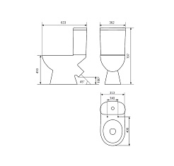 Iddis Унитаз-компакт PERSEY ID141 – фотография-3