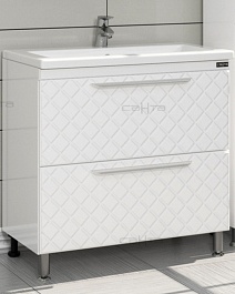 СанТа Тумба с раковиной Калипсо 80 люкс – фотография-1