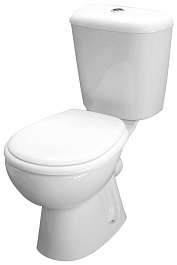 Керамин Унитаз-компакт Гранд с мягким сиденьем – фотография-1