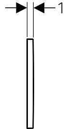 Geberit Кнопка смыва Omega 30 115.080.KK.1 белая, золото – фотография-3