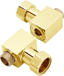 Domoterm Полотенцесушитель Куба П8 400x800 золото – фотография-3