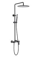 Aquatek Душевая система Лира AQ2440MB матовая черная