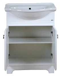 Misty Мебель для ванной Лувр 65 L белая – фотография-5