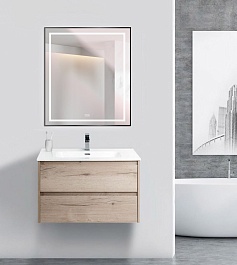 BelBagno Зеркало SPC-KRAFT-700-800-LED-TCH-WARM-NERO – фотография-8