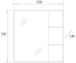 Onika Мебель для ванной Тимбер 70.10 серая/дуб сонома – фотография-11