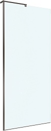 BelBagno Душевая перегородка Uno UNO-L-1-TB-80-C-GM 80x200 профиль оружейная сталь стекло прозрачное – фотография-1