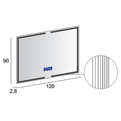 Cezares Зеркало 120/90 45064 – фотография-4