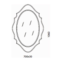  Зеркало для ванной Mero черное – фотография-2
