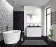 BelBagno Мебель для ванной Albano 120 напольная Bianco Lucido с раковиной BB1200/455-LV-ART-ALR-NERO – фотография-16