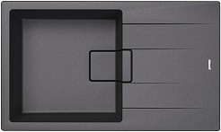 Florentina Мойка кухонная Ривьера 860 черная – фотография-1