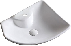 Ceruttispa Раковина накладная 50 CR7054 белая – фотография-1