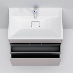 Am.Pm Тумба с раковиной Inspire 2.0 80 серая – фотография-2