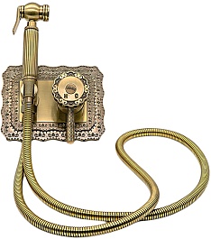 Milacio Гигиенический душ Vitoria MC.800.BR со встраиваемым смесителем бронза – фотография-1