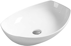 SantiLine Раковина накладная 56 SL-1027 белая – фотография-1