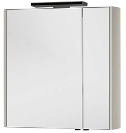 Aquanet Зеркальный шкаф "Франка 85" слоновая кость – фотография-4