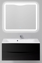 BelBagno Мебель для ванной MARINO 1000 Nero Lucido – фотография-1