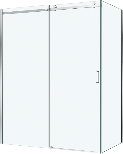 BelBagno Душевой уголок Soft Close-2 SOFT_CLOSE-2-AH-1-160/100-C-Cr 160x100 профиль хром стекло прозрачное – фото-1