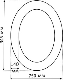 Misty Зеркало для ванной Аврора O.1021.BA.ZA col 131 – фотография-2