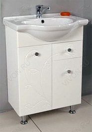 Акватон Мебель для ванной Лиана 65 М с зеркалом и б/к – фотография-3