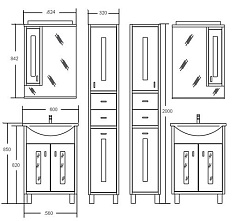 Бриклаер Мебель для ванной Бали 60 L венге – фотография-3