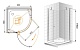 Cezares Душевой уголок ELENA-W-R-11-90-C-Cr-L – фотография-7