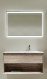 Sancos Мебель для ванной Marmi 1.0 100 R дуб галифакс натуральный – фотография-1