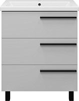 Misty Тумба под раковину Ненси 70 серая матовая