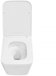 Azario Унитаз подвесной Indor AZ-9004WT безободковый белый – фотография-8