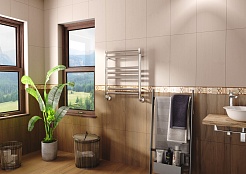 Lemark Полотенцесушитель водяной Mars П7 500x600 хром – фотография-3