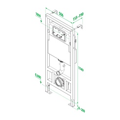 Iddis Рамная инсталляция Unifix UNI0000i32 – фотография-2