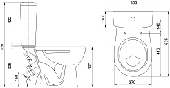 Santeri Унитаз-компакт Орион – фотография-9