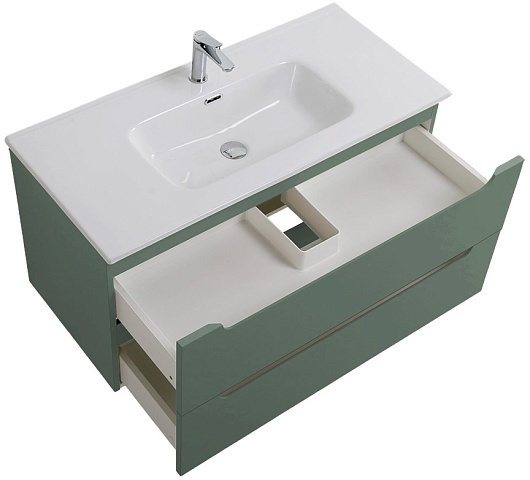 BelBagno Тумба под раковину Etna 100 подвесная еловая матовая – фотография-6