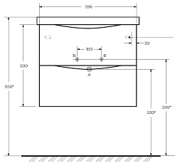 BelBagno Тумба под раковину Marino 60 Rovere Bianco – фотография-10