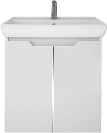 Dreja Тумба с раковиной Q Plus (D) 60 белая – фотография-3