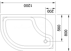 Royal Bath Душевой поддон HP RB8120BK-R – фотография-3