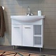 Mixline Тумба под раковину Анри 75 Best белая – картинка-8