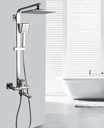 Frap Душевая стойка H60 F2460 хром – фотография-2