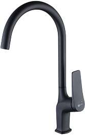 Lemark Смеситель для кухни Bronx LM3705BL черный – фотография-1