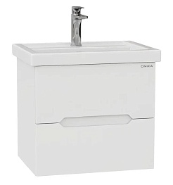Onika Тумба под раковину Айленд 60 подвесная белая – фотография-1