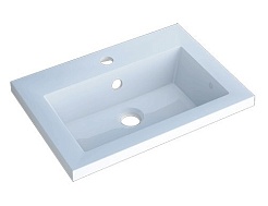 Opadiris Тумба с раковиной Палермо 50 R белая – фотография-2