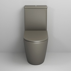 Grossman Унитаз компакт Color GR-4480GSMS хаки матовый – фотография-5
