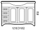 Corozo Мебель для ванной Классика 120 – фотография-10