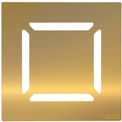 BERGES Wasserhaus Душевой трап Platz Norma 100 092058 золото глянец – фотография-2